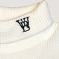 WOODBLOCK THERMAL TURTLE NECK - WHITE