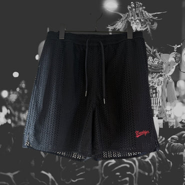 WJP × K'rooklyn KAGIAMI Relax Shorts - BLACK