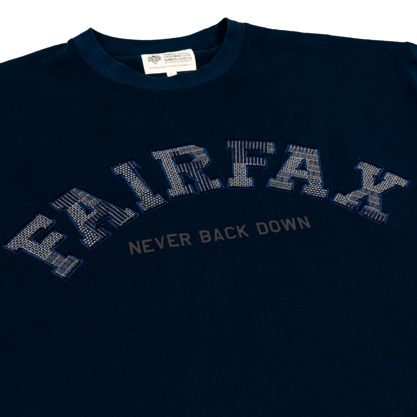FXSS23-TE07-SASIKO UNIVERSITY TEE