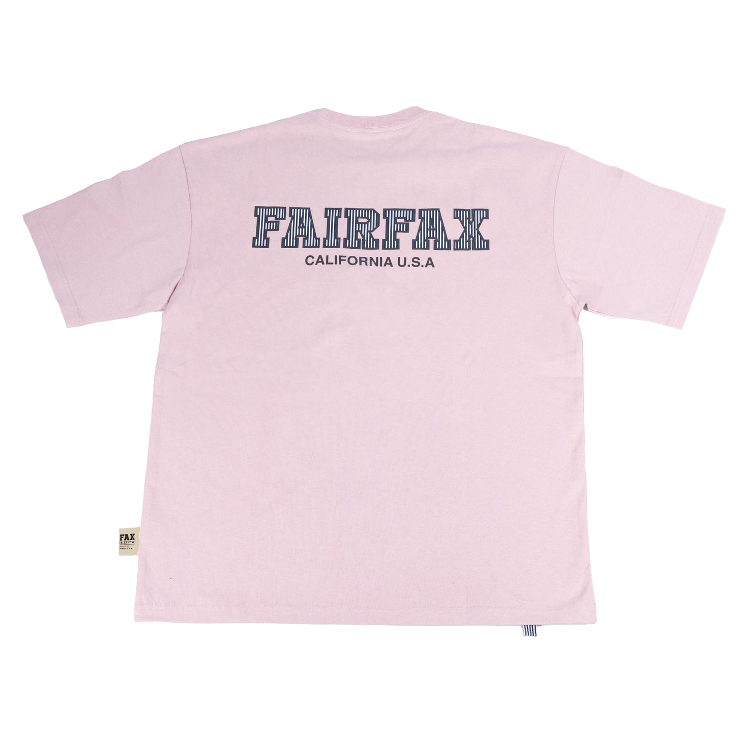 FFX22001-FAIRFAX STRIPES LOGO TEE