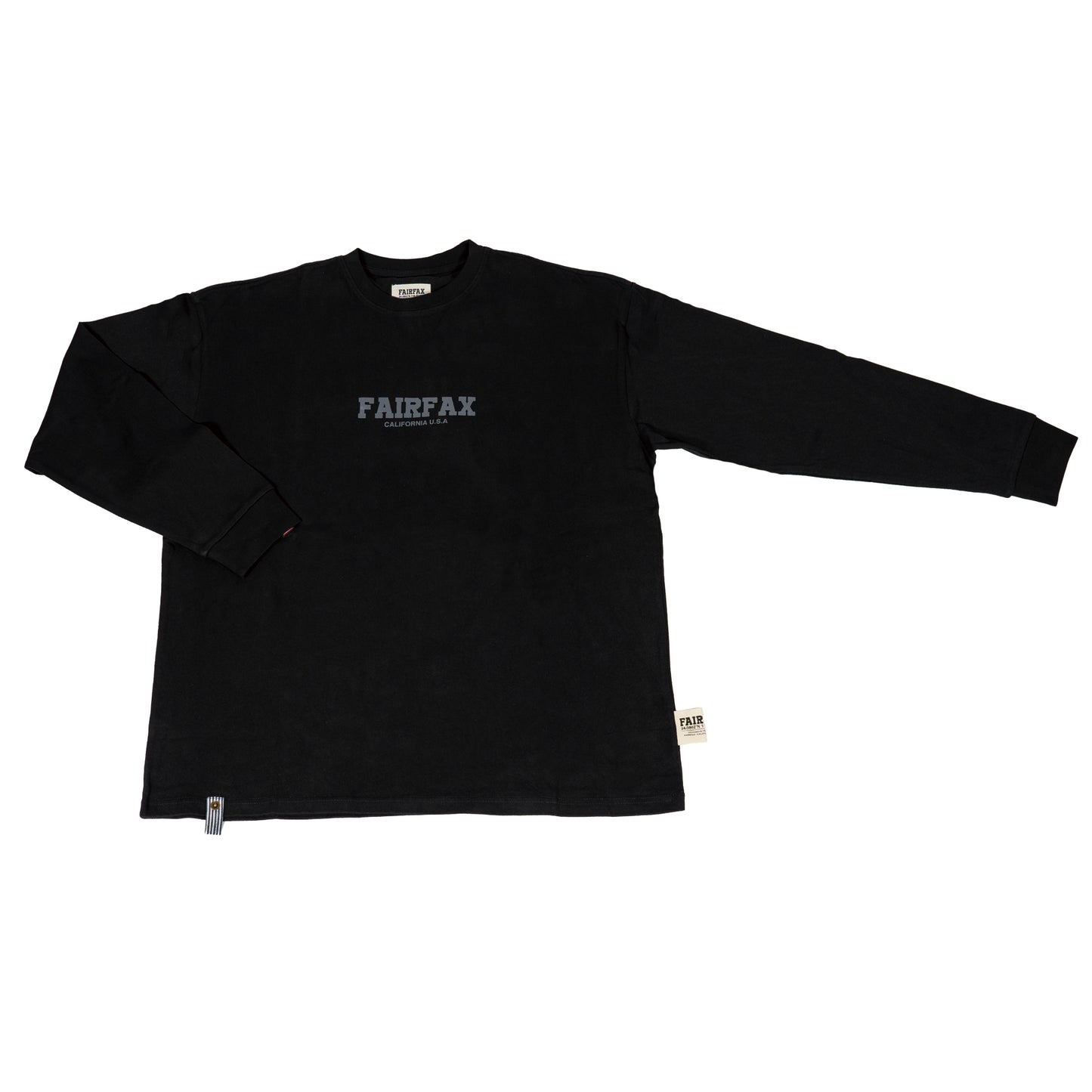 FFX22004-FAIRFAX ESSENTIAL LOGO L/S TEE