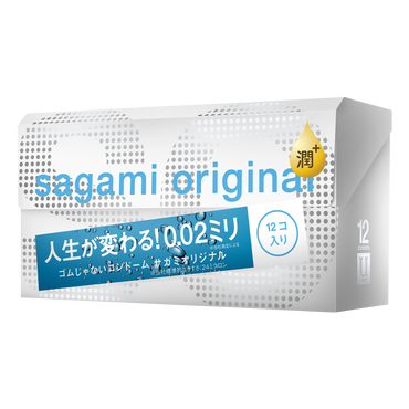 Sagami Original 0.02 Extra Lub 12's Pack