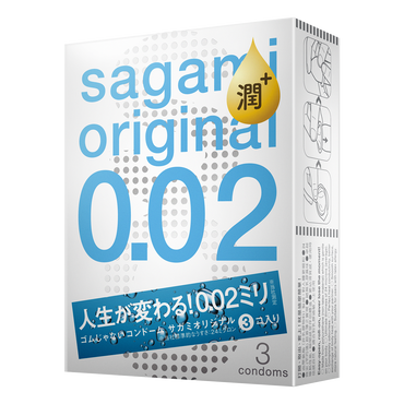 Sagami Original 0.02 Extra Lubricated 3's