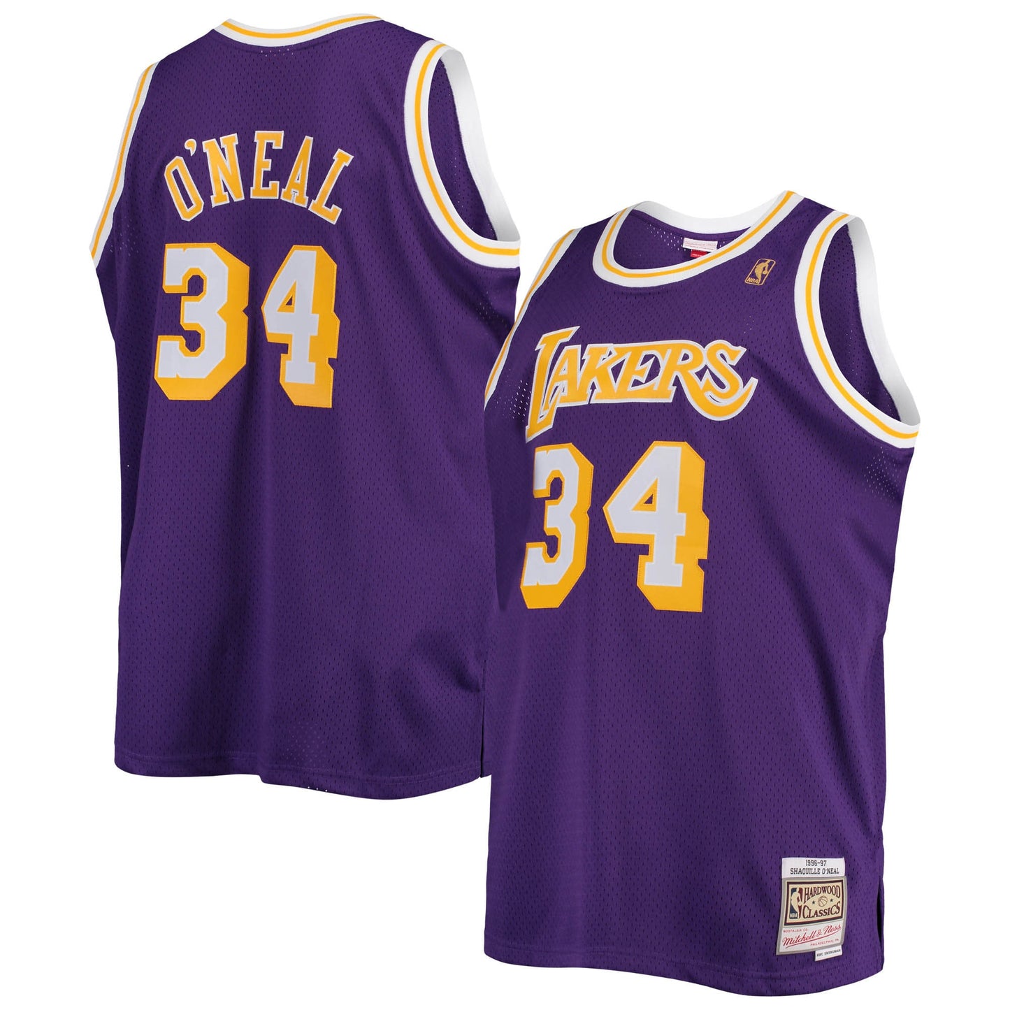 [ Pre-Order ] MITCHELL & NESS SWINGMAN JERSEY LAKERS #34