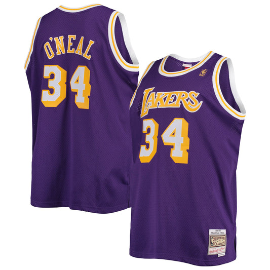 [ Pre-Order ] MITCHELL & NESS SWINGMAN JERSEY LAKERS #34